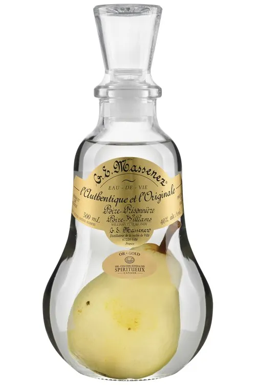 Eau-de-vie L'Authentique et l'Originale Poire Prisonnière G.E. Massenez