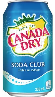 Club soda Canada Dry
