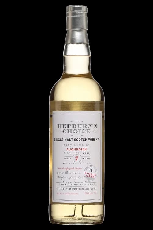 Single Malt Scotch Whisky 7 Years Hepburn's Choice Auchroisk