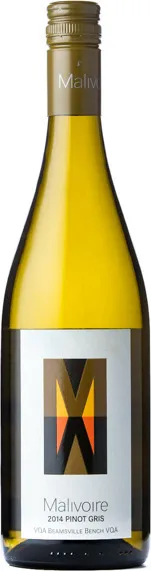 Pinot gris Beamsville Bench Malivoire