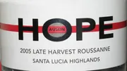 Roussanne Santa Lucia Highlands Late Harvest Austin Hope