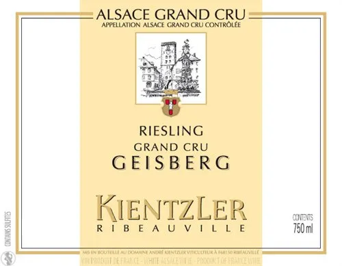 Riesling Alsace Grand Cru Geisberg Domaine Kientzler
