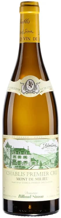 Chablis Premier Cru Mont de Milieu Domaine Billaud-Simon
