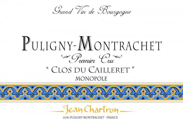 Puligny-Montrachet 1er Cru Clos du Cailleret Domaine Jean Chartron