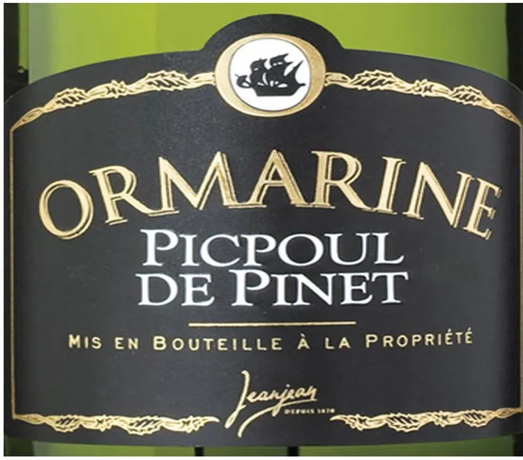 Coteaux du Languedoc Picpoul de Pinet Cave de l'Ormarine