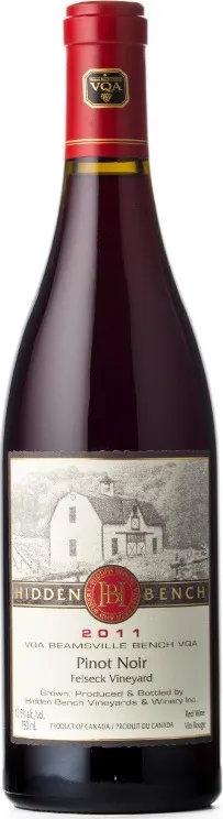 Pinot noir Beamsville Bench Felseck Vineyard Hidden Bench