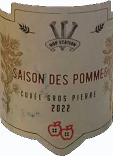 Saison des Pommes Cuvée Gros Pierre Hop Station