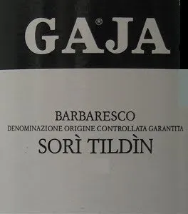 Barbaresco Sori Tildin Gaja