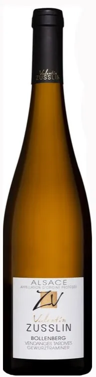 Gewürztraminer Alsace Vendanges tardives Bollenberg Valentin Zusslin