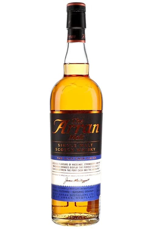 Single Malt Scotch Whisky Port Cask Finish The Arran Malt