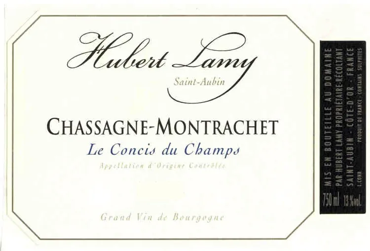 Chassagne-Montrachet Le Concis du Champs Domaine Hubert Lamy