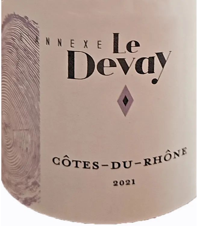 Côtes du Rhône L'Annexe Château le Devay