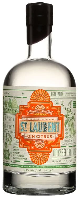 Gin St. Laurent Citrus Distillerie du St. Laurent