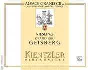 Riesling Alsace Grand Cru Geisberg Domaine Kientzler