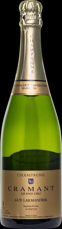 Champagne Grand Cru Brut Zéro Blanc de Blancs Cramant Guy Larmandier